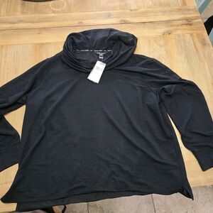 Ralph Lauren Black Cowl Neck Top